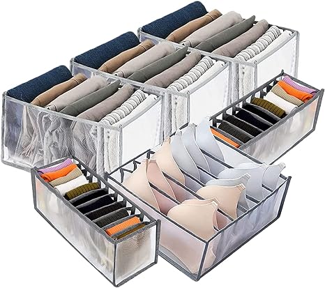 Set de 3 Organizadores de Ropa Interior Brasiers Medias