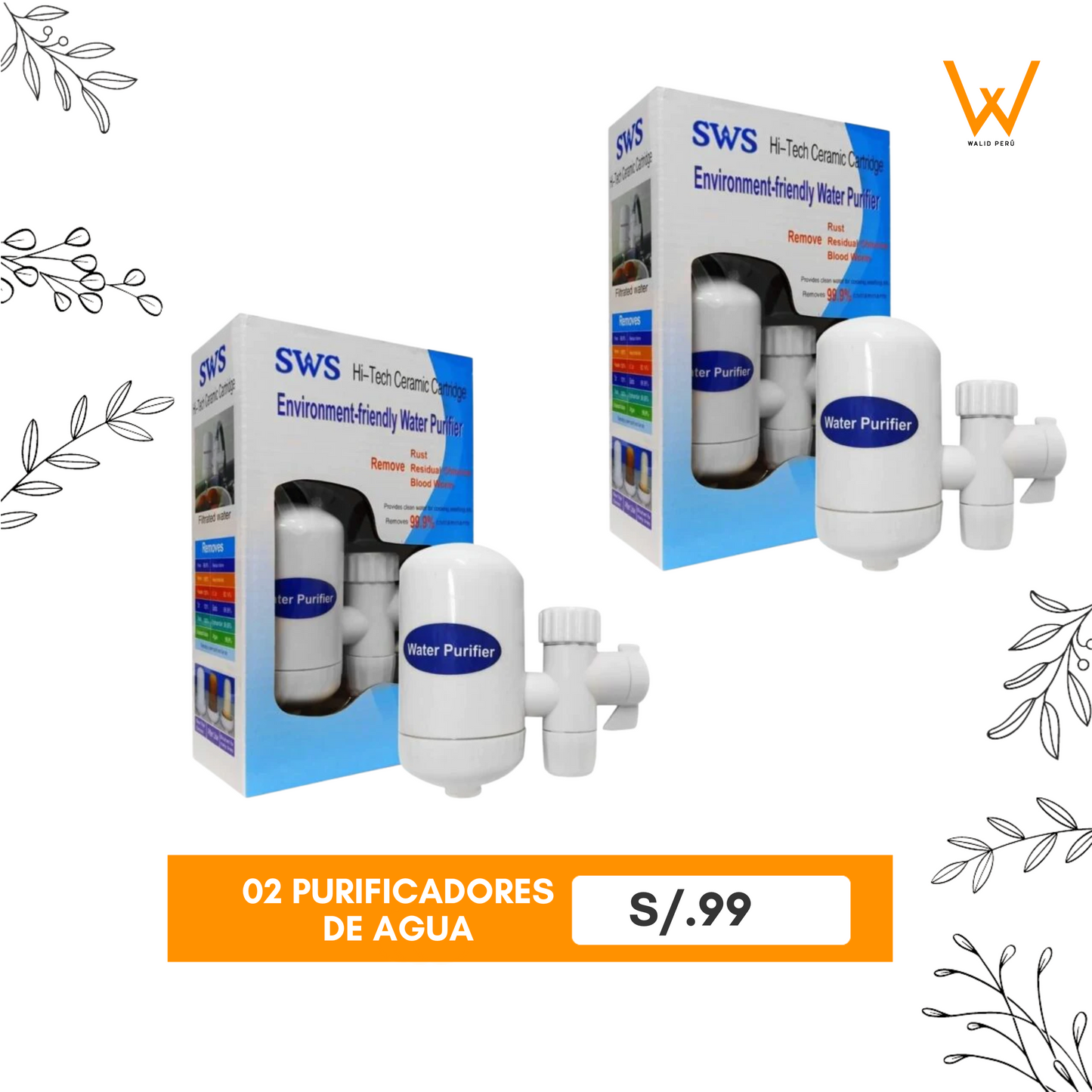 PURIFICADOR DE AGUA SWS- FORMULA AMERICANA