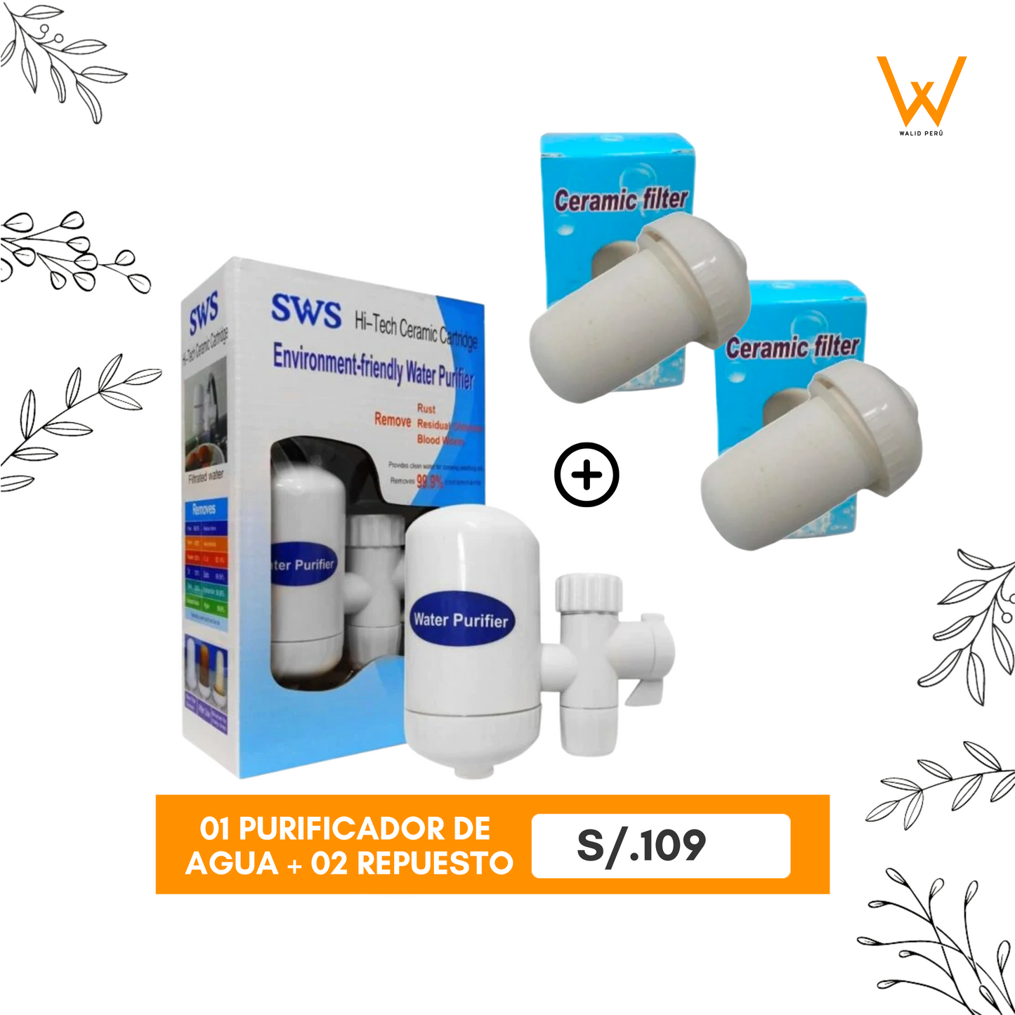 PURIFICADOR DE AGUA SWS- FORMULA AMERICANA