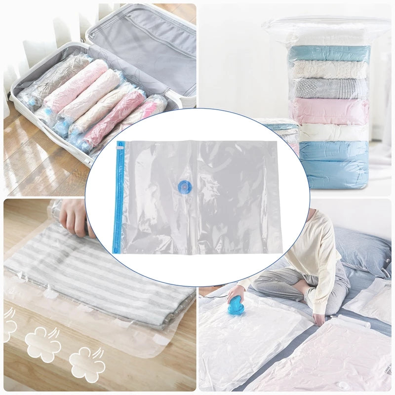 Pack4 Bolsa de Sellado Al Vacío Ropa
