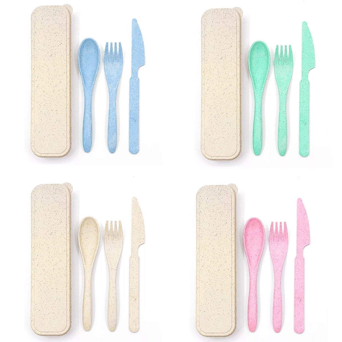 Set de Cubiertos Ecológicos con Estuche