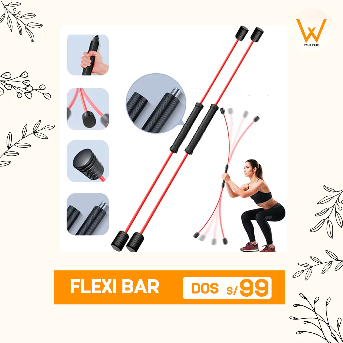 FLEXIBAR DE ENTRENAMIENTO