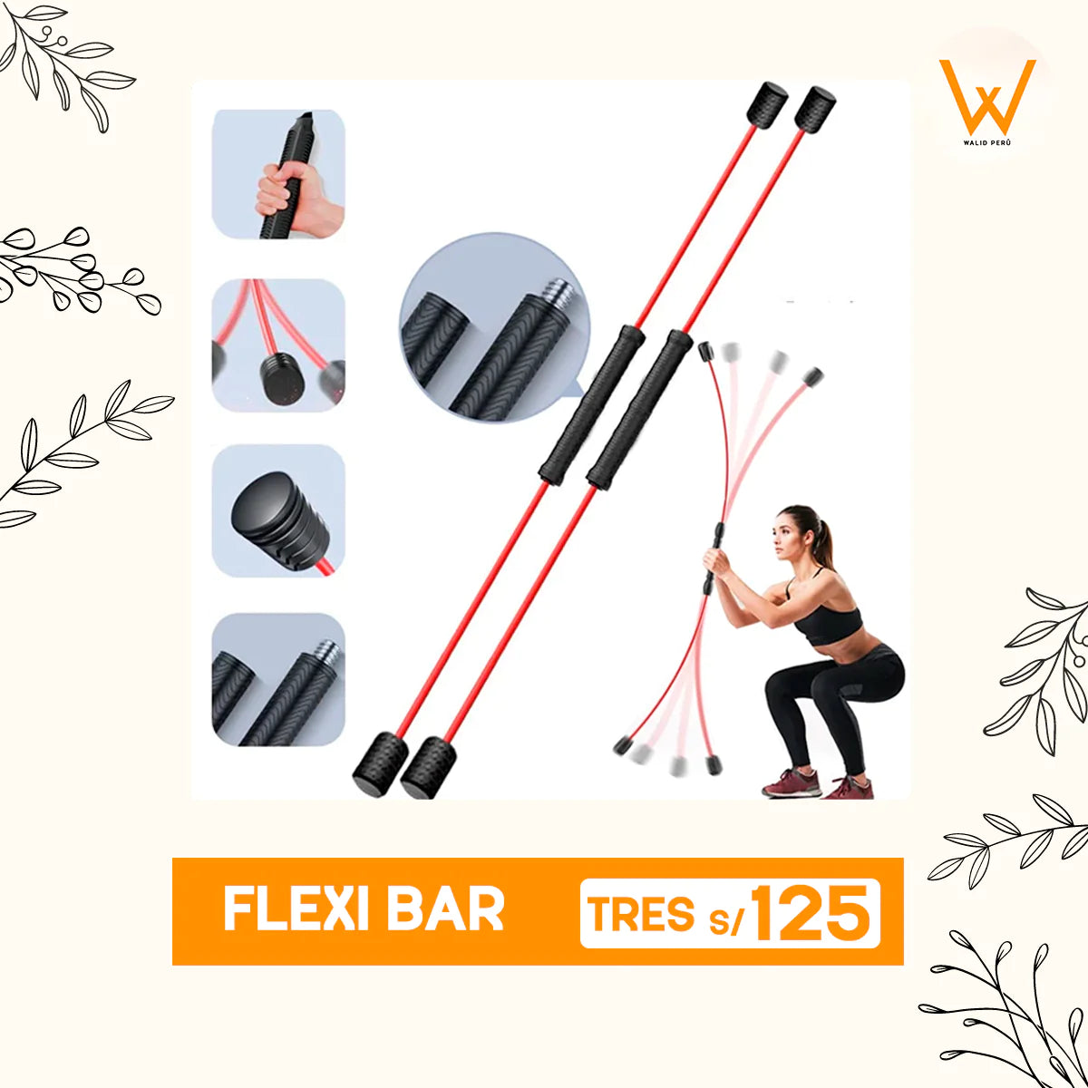 FLEXIBAR DE ENTRENAMIENTO