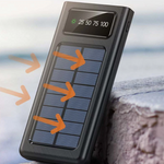 POWER BANK CARGA SOLAR CON CARGA RAPIDA