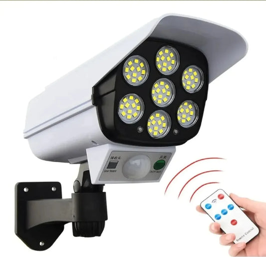 FOCO LED SOLAR - LAMPARA TIPO CAMARA