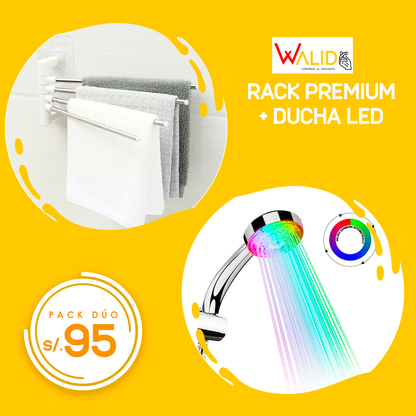 Ducha con Luz LED 🚦
